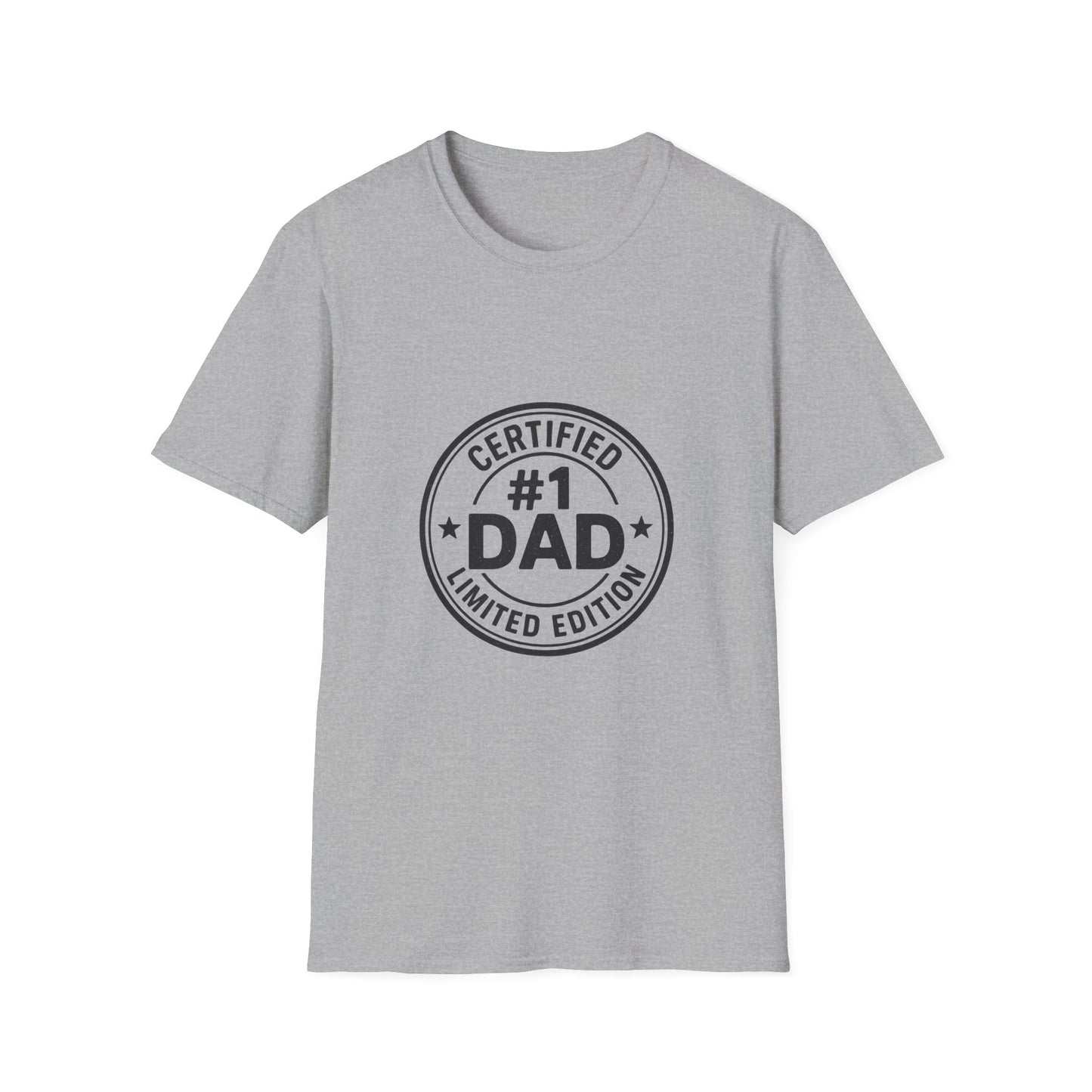 🧢#1 Dad Certified Unisex T-Shirt, Father's Day Gift, Limited Edition