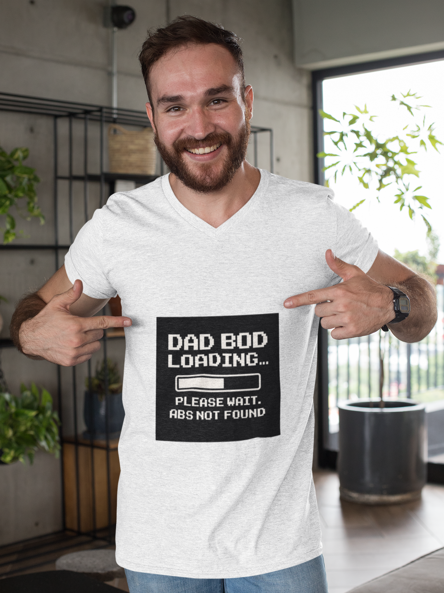 🧢 Dad Bod Loading- Humor T-Shirt