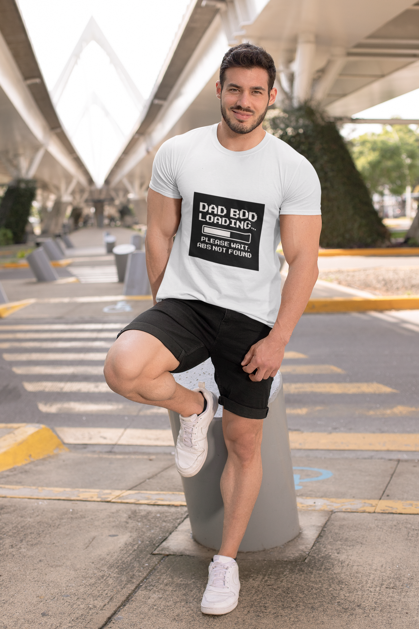 🧢 Dad Bod Loading- Humor T-Shirt