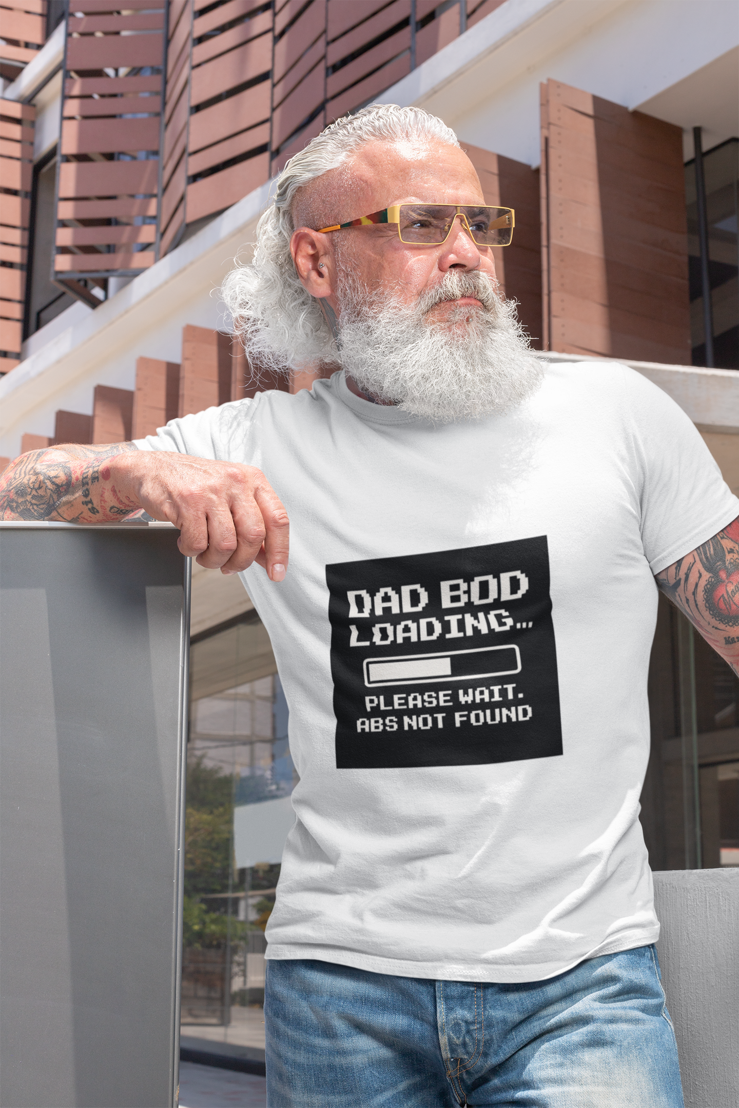 🧢 Dad Bod Loading- Humor T-Shirt