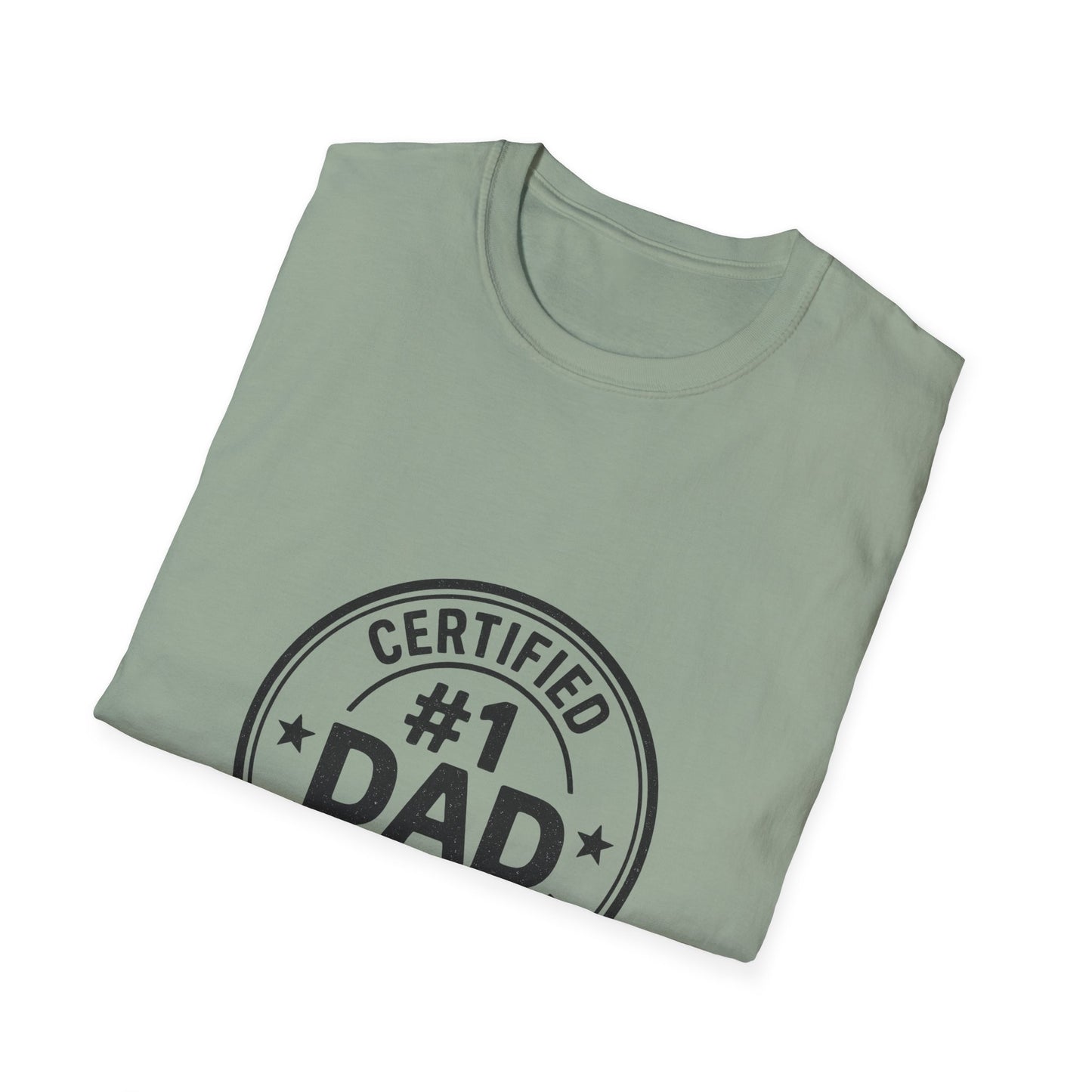 🧢#1 Dad Certified Unisex T-Shirt, Father's Day Gift, Limited Edition