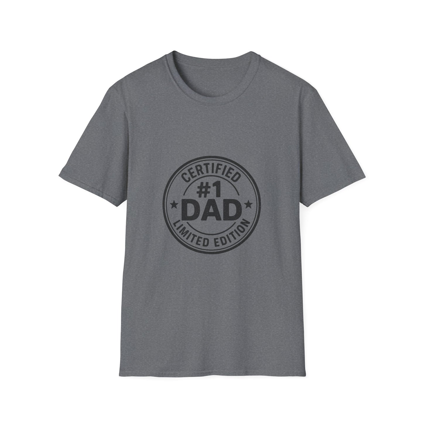 🧢#1 Dad Certified Unisex T-Shirt, Father's Day Gift, Limited Edition