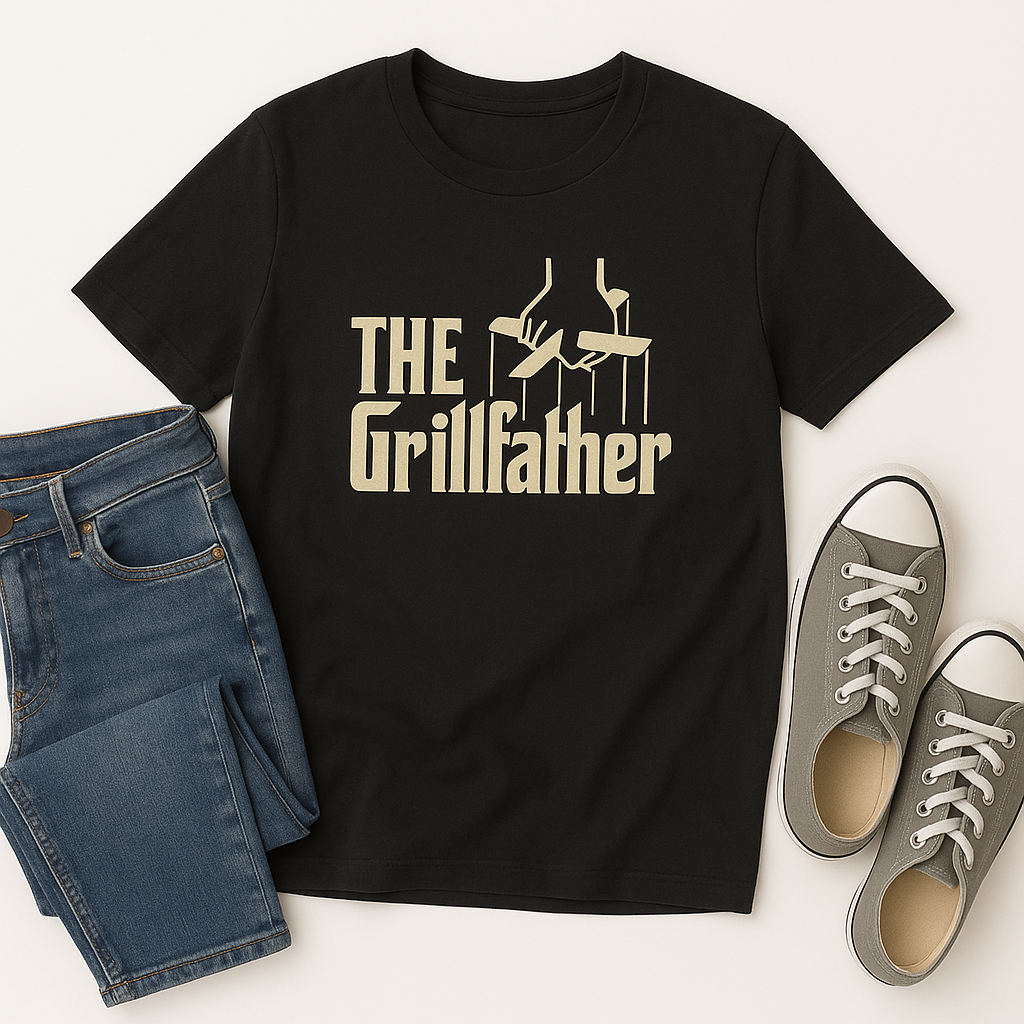 š§¢The Grillfather - Funny BBQ Dad T - Shirt