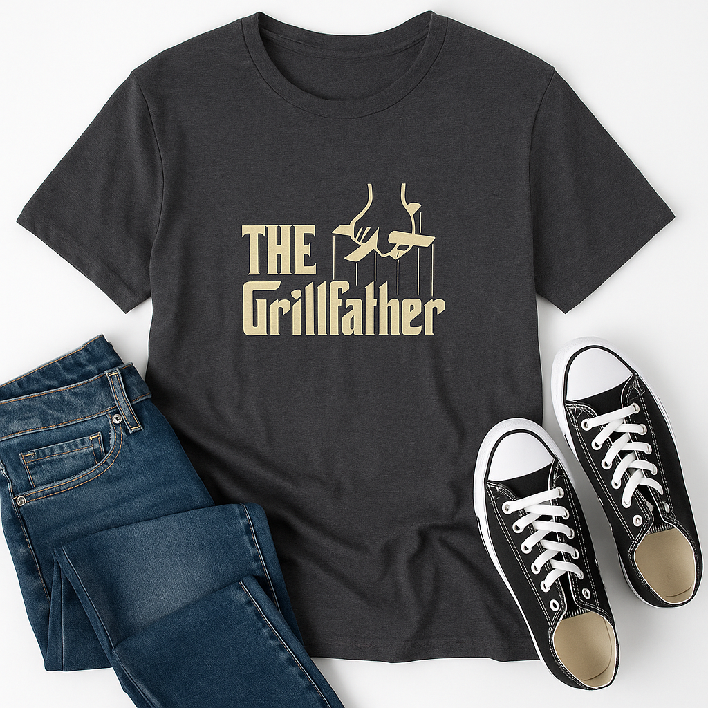 š§¢The Grillfather - Funny BBQ Dad T - Shirt