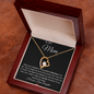 💕Heartfelt Mom From Daughter Forever love Necklace