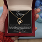 💕Heartfelt Mom From Daughter Forever love Necklace
