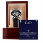 ⌚ Dad- Openwork Watch with Mahogany Luxury Box