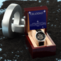 ⌚ Grandad - Openwork Watch with Mahogany Luxury LED Box