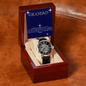 ⌚ Grandad - Openwork Watch with Mahogany Luxury LED Box