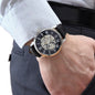 ⌚ Dad- Openwork Watch with Mahogany Luxury Box