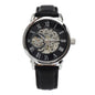 ⌚Stepdad- Openwork Watch with Mahogany Luxury LED Box