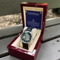 ⌚Stepdad- Openwork Watch with Mahogany Luxury LED Box