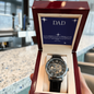 ⌚ Dad- Openwork Watch with Mahogany Luxury Box