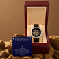 ⌚Stepdad- Openwork Watch with Mahogany Luxury LED Box