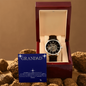 ⌚ Grandad - Openwork Watch with Mahogany Luxury LED Box