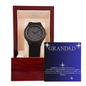 ⌚ Granddad- Wooden Watch with Mahogany Luxury LED Box