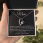 💕Heartfelt Mom From Daughter Forever love Necklace
