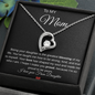 💕Heartfelt Mom From Daughter Forever love Necklace