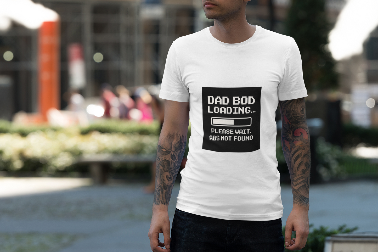 🧢 Dad Bod  Loading-  Humor T-Shirt