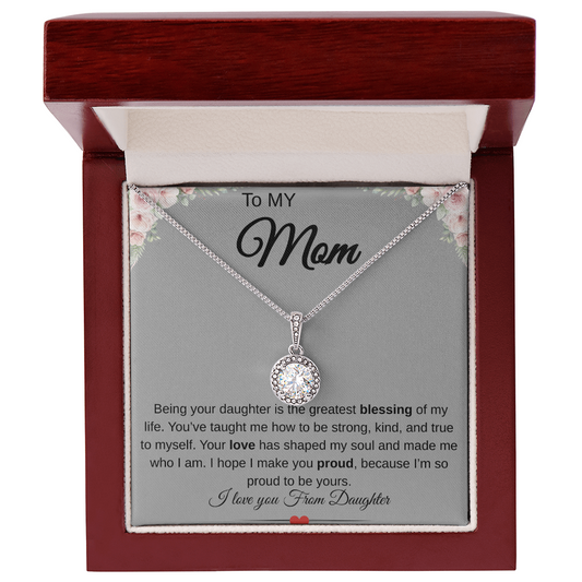 💕To My Mom From Daughter Eternal Hope Necklace