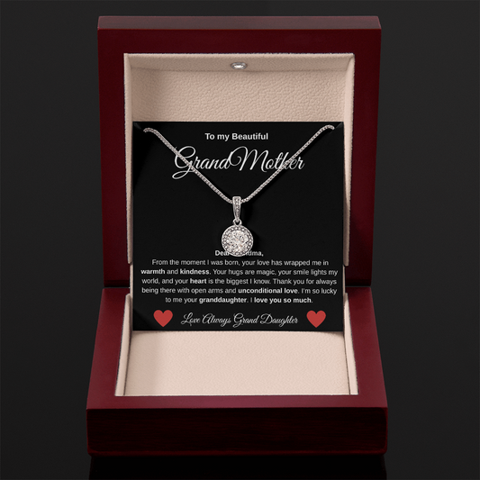 💕Heartfelt GrandMother From GrandDaughter Eternal Hope Necklace